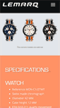 Mobile Screenshot of lemarqwatches.com